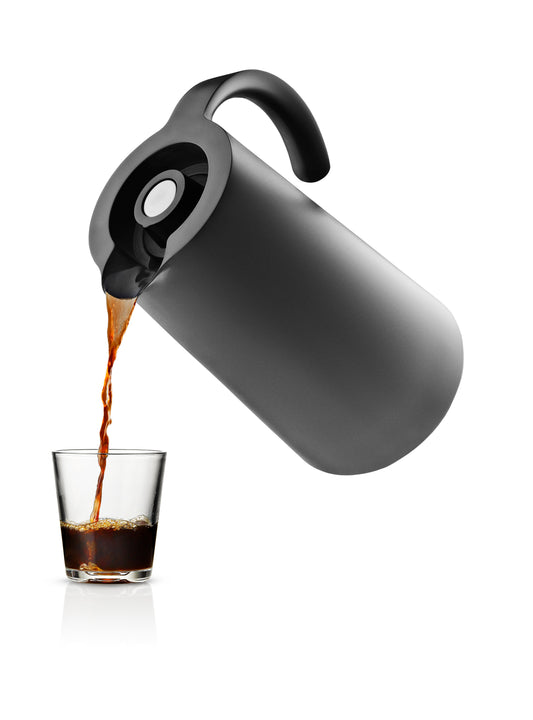 EVA SOLO RISE VACUUM JUG PUSH BUTTON 1 L BLACK MATT