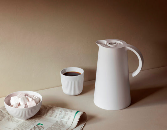 EVA SOLO RISE VACCUM JUG 1 L PUSH BUTTON WHITE MATT